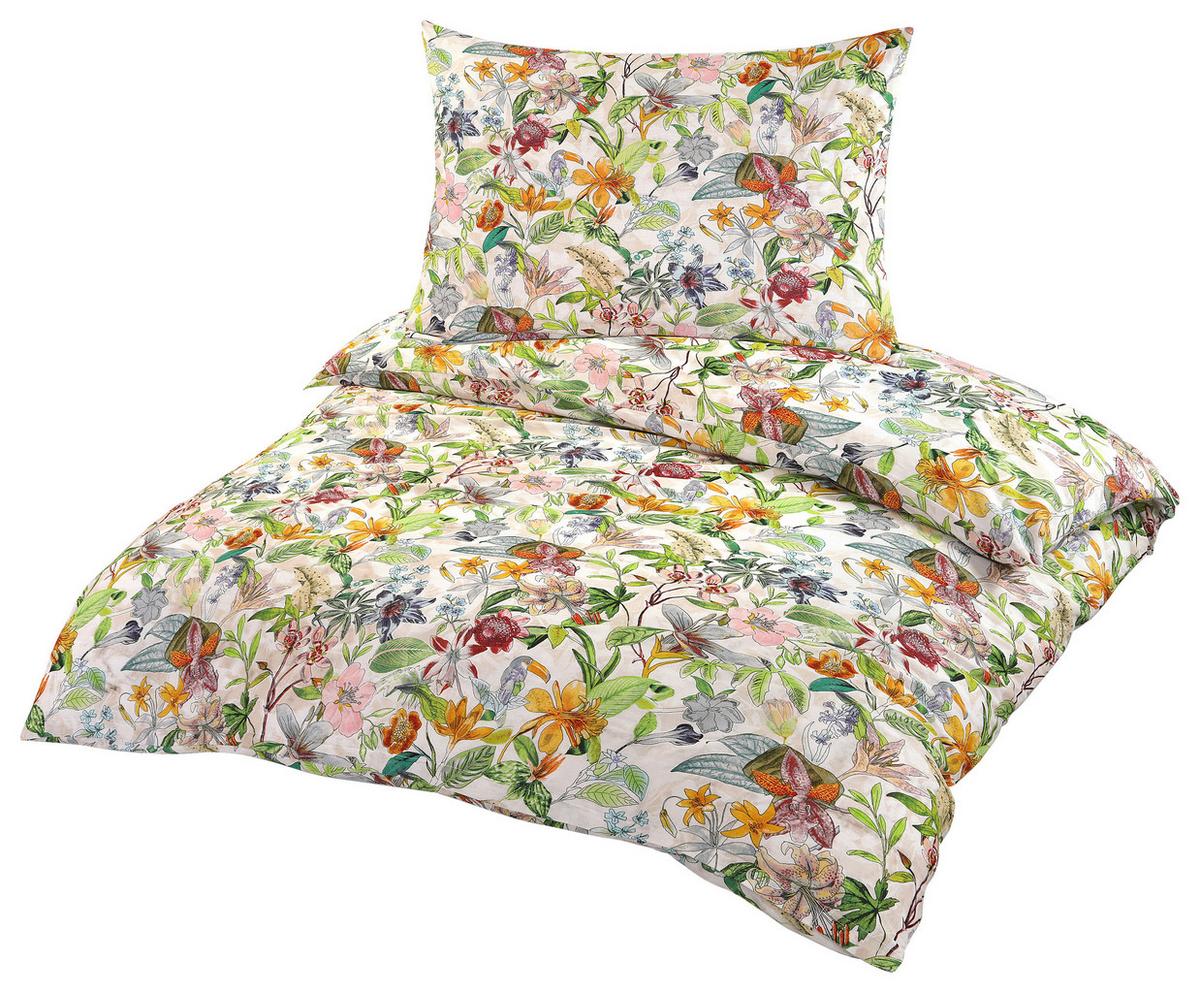 BETTWÄSCHE EXOTIC - Dunkelrosa/Hellgelb, MODERN, Textil - Luca Bessoni