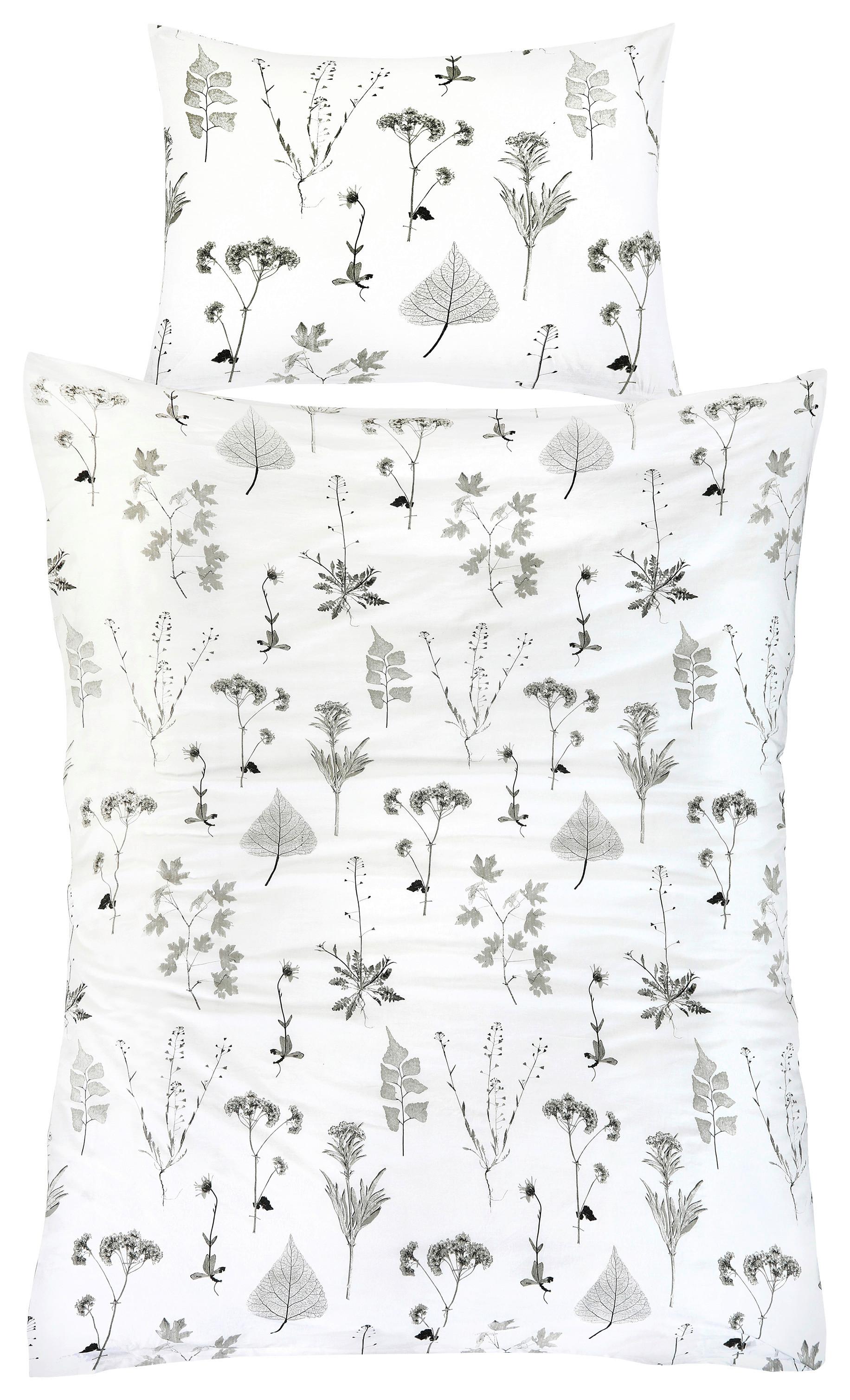BETTWÄSCHE DÖRTHE - Schwarz/Weiß, MODERN, Textil - Luca Bessoni
