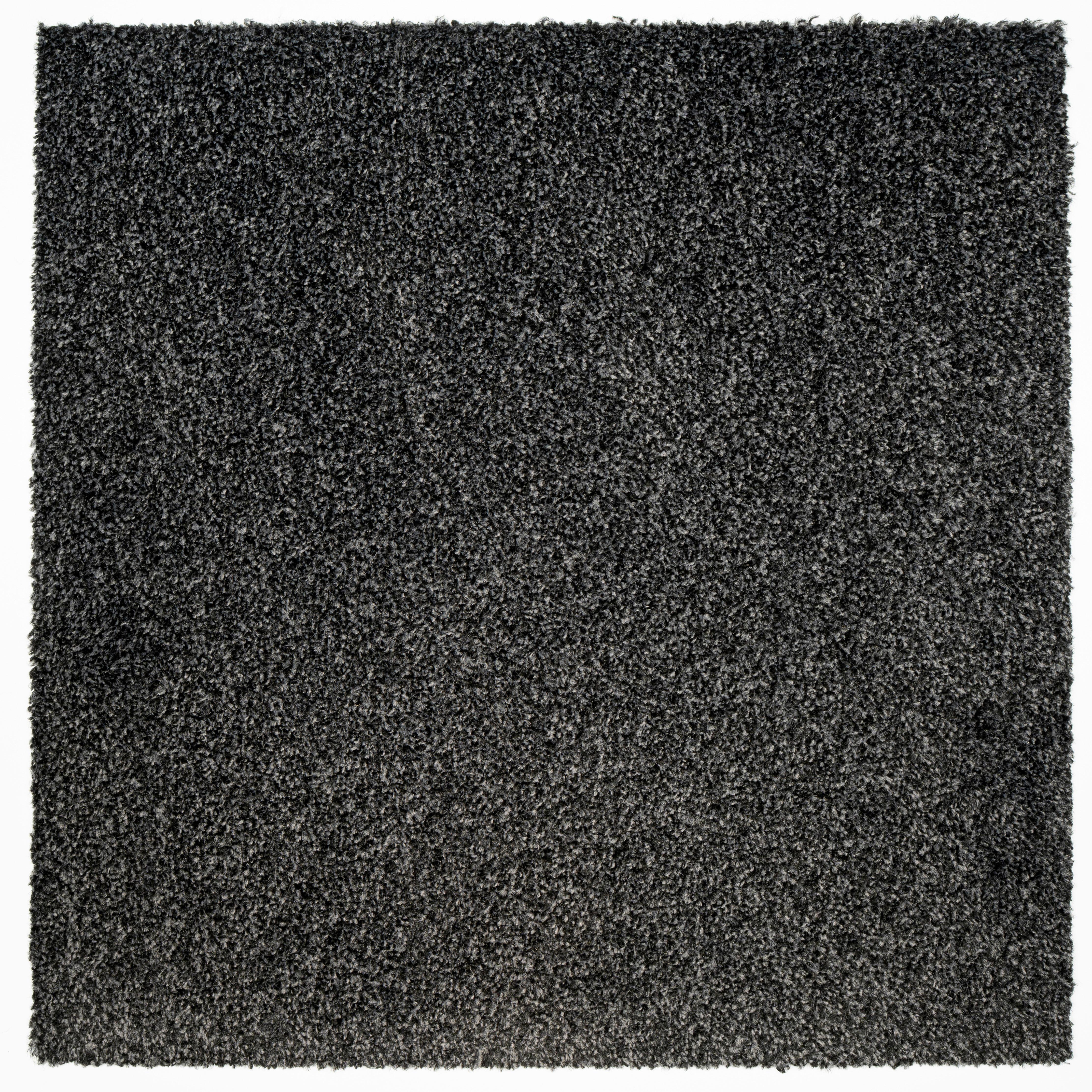 Teppichfliese Anthrazit Amalfi 50x50 cm Florhöhe 5 mm - Anthrazit, Basics, Textil (50/50cm)