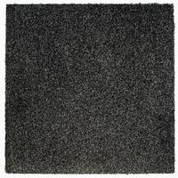 Teppichfliese Anthrazit Amalfi 50x50 cm Florhöhe 5 mm - Anthrazit, Basics, Textil (50/50cm)