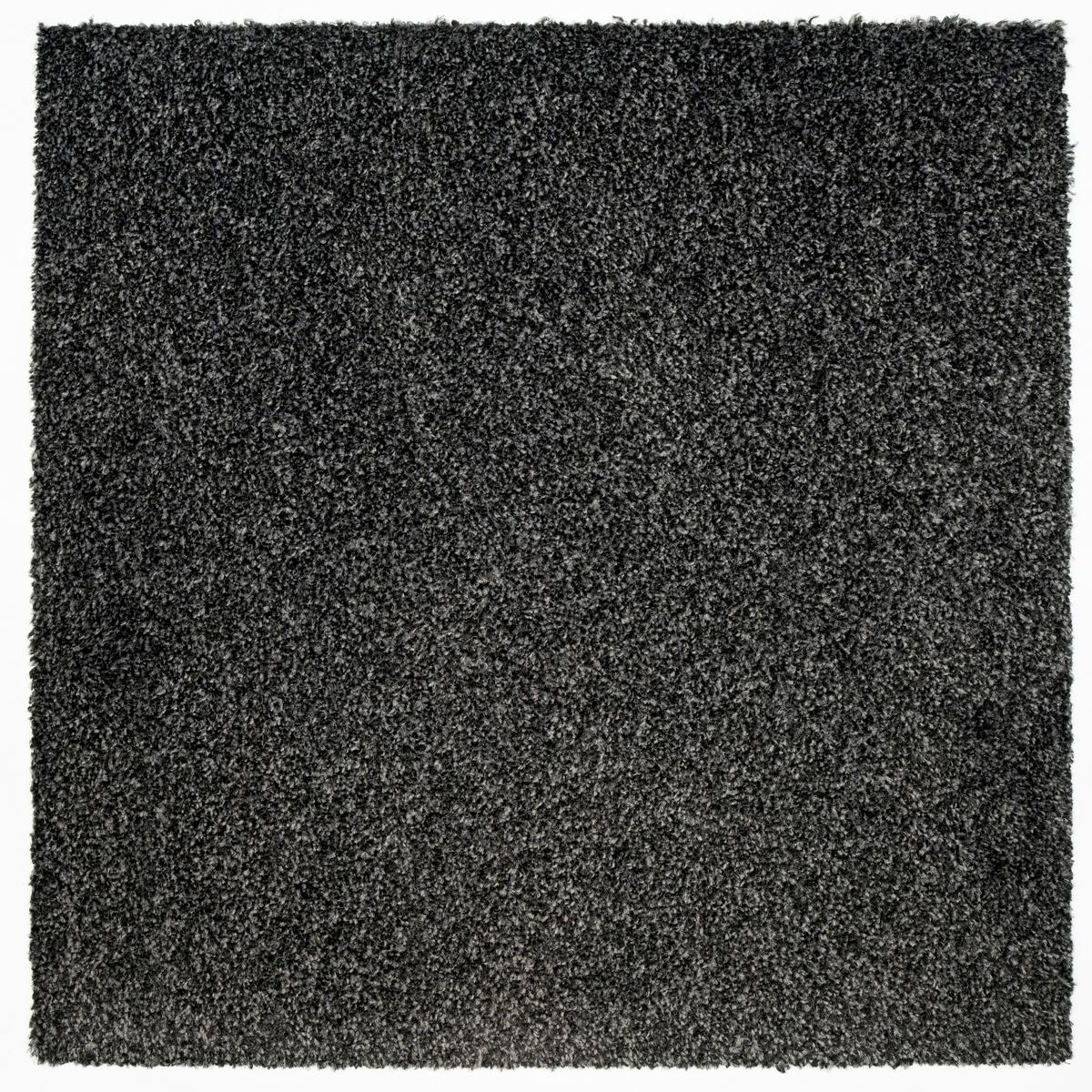 Teppichfliese Anthrazit Amalfi 50x50 cm Florhöhe 5 mm - Anthrazit, Basics, Textil (50/50cm)