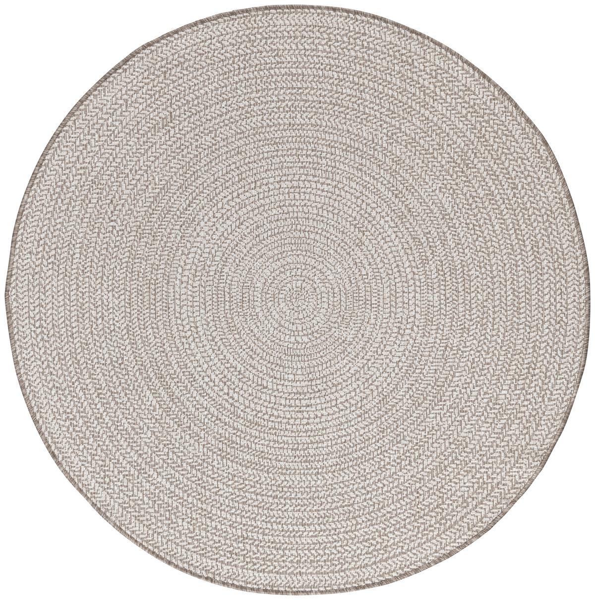 KOBEREC TKANÝ NA PLOCHO Line, P: 160cm, hnědá - hnědá, Moderní, textil (160cm) - Modern Living