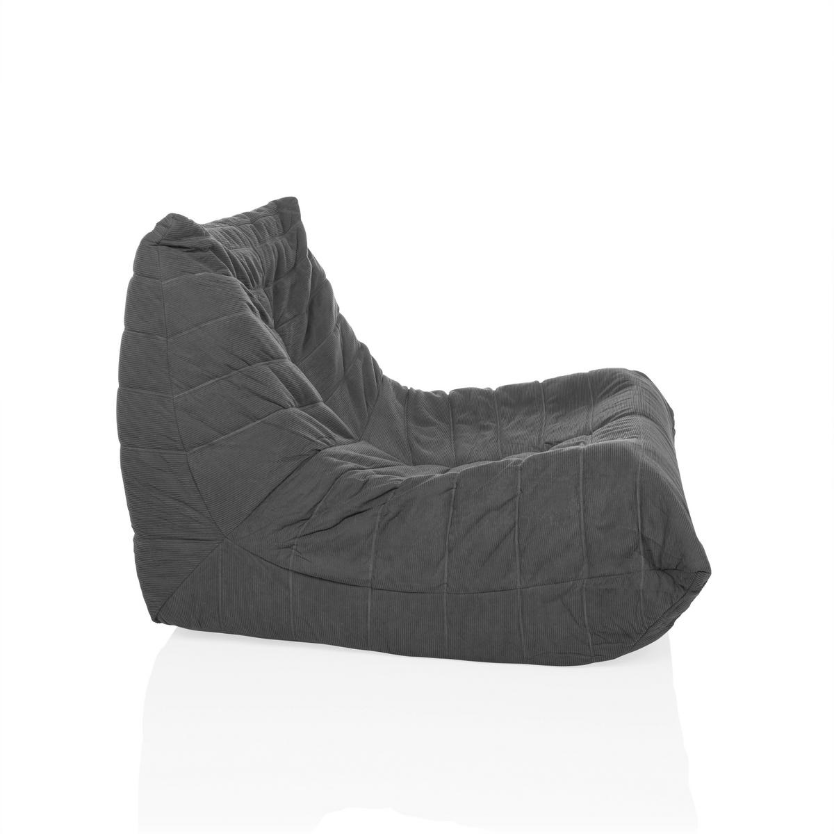 Loungesessel Sitzolo Grau B: 90 cm - Grau, MODERN, Textil (90/72/100cm) - MID.YOU