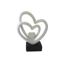 Dekoherz Alessia - Creme/Schwarz, KONVENTIONELL, Kunststoff (17/6/22,5cm) - Luca Bessoni