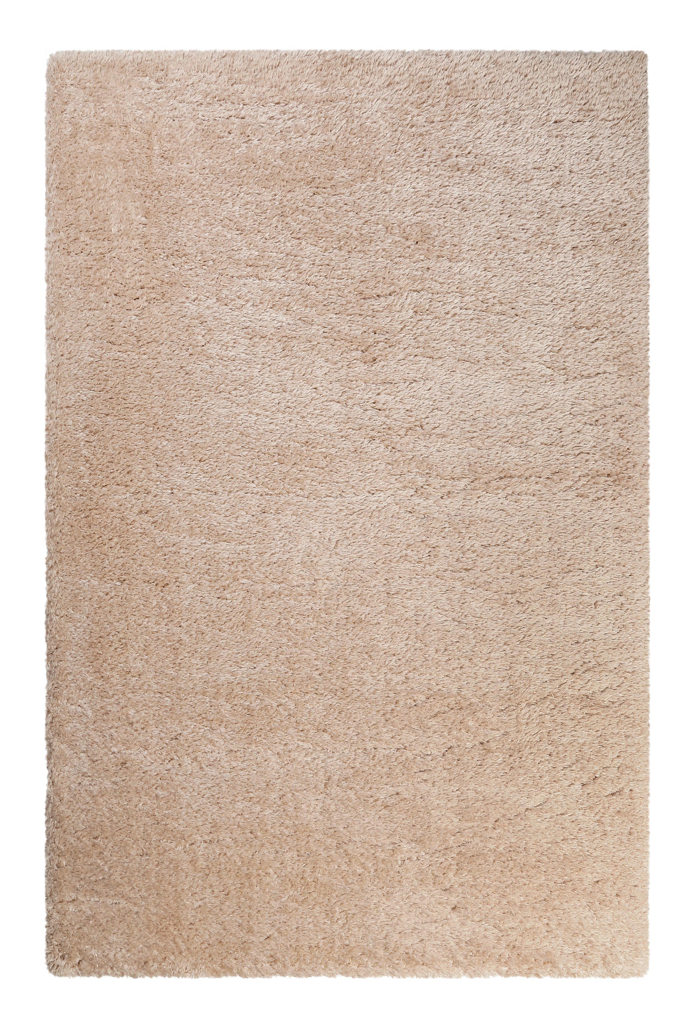 Hochflorteppich Toubkal Beige 80x150 cm - Beige, KONVENTIONELL, Textil (80/150cm) - WECON HOME