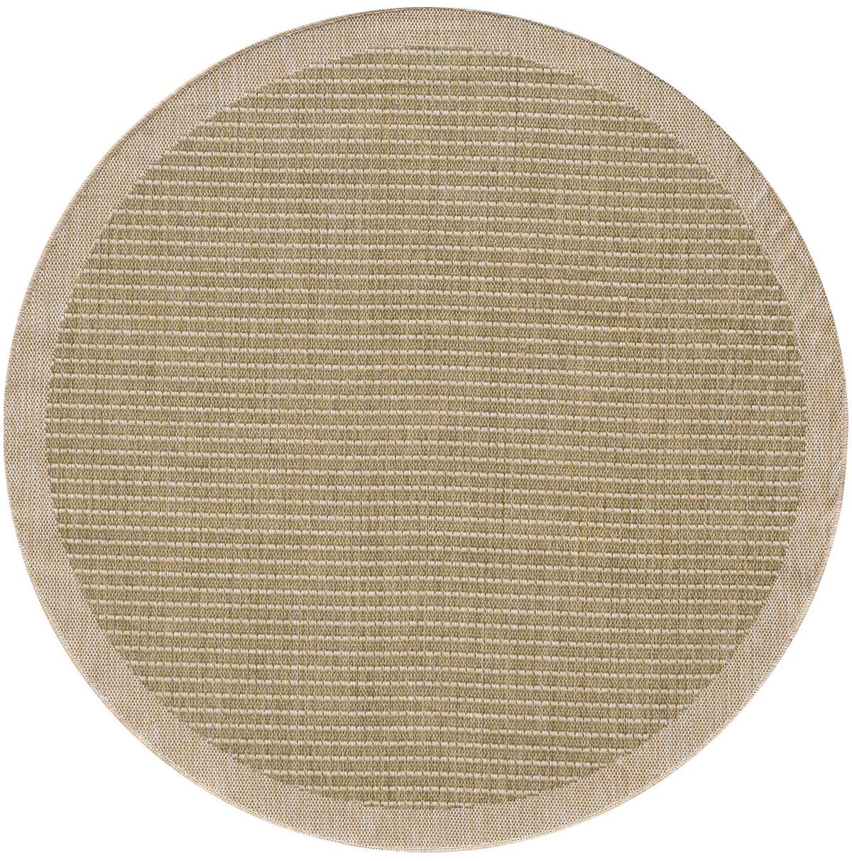 Outdoor-Teppich Giza Grün 200 cm, In- & Outdoor - Grün, Basics, Textil (200cm) - Novel