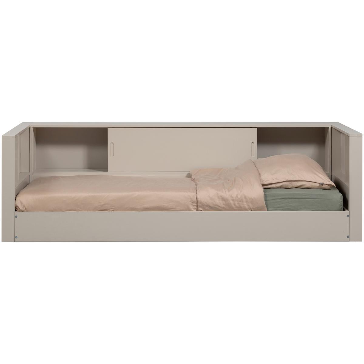 BODENBETT. Carter Grau 90x200cm - Grau, Basics, Holz (90/200cm) - MID.YOU