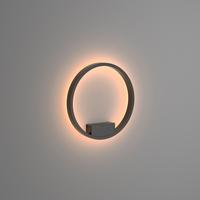 Wandleuchte Rim - Schwarz, Trend, Metall (40/5cm) - MAYTONI