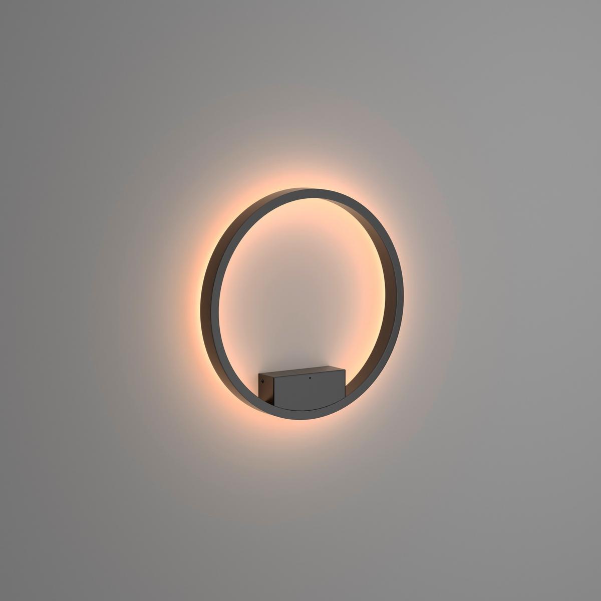 Wandleuchte Rim - Schwarz, Trend, Metall (40/5cm) - MAYTONI