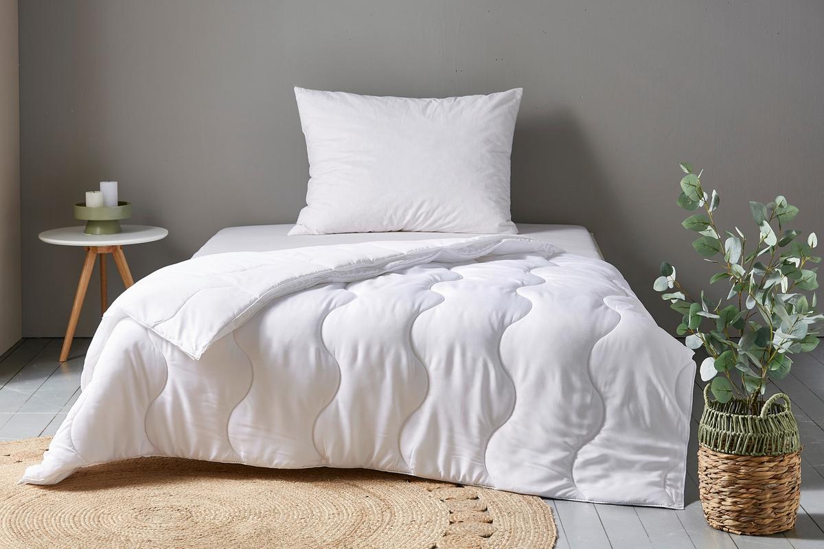 PRIKRÝVKA NA 4 ROČ. OBDOBIA Andrea, 135-140/200cm, biela - biela, Konventionell, textil (135-140/200cm) - Nadana