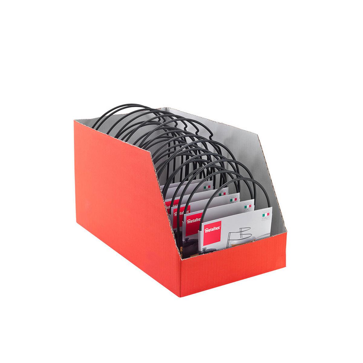Universalablage Canyon Lava Freistehend, Bxhxt: 24x26x23 Cm - Schwarz, Basics, Metall (24/26/23cm)