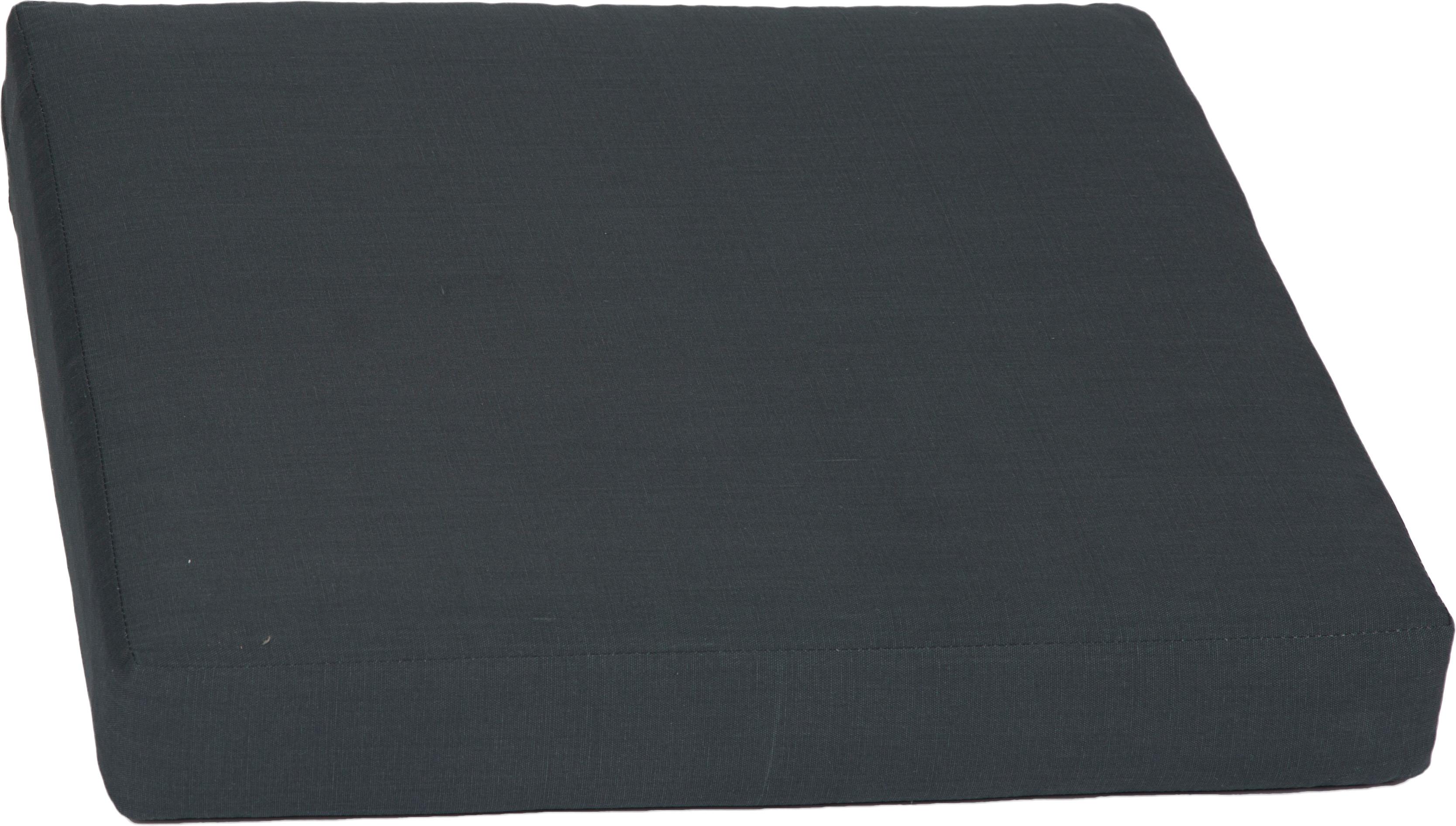 Lounge-Sitzkissen Aub91 Lounge-Sitzkissen - Anthrazit, Basics, Textil (60/60/8cm) - Gardenson