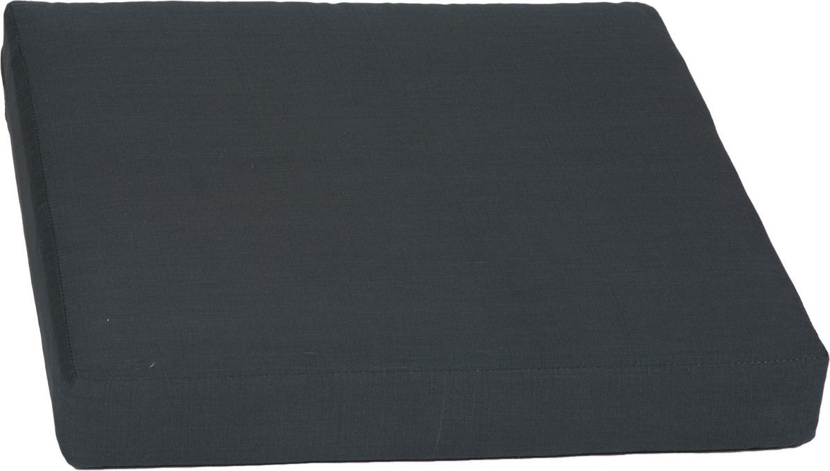 Lounge-Sitzkissen Aub91 Lounge-Sitzkissen - Anthrazit, Basics, Textil (60/60/8cm) - Gardenson