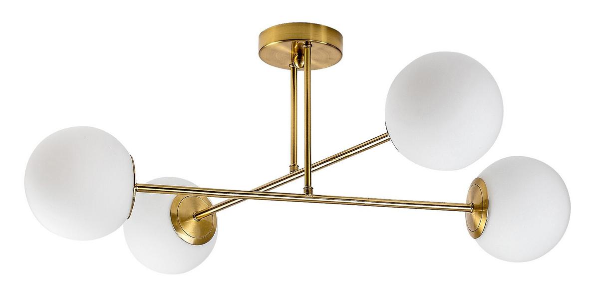 Mennyezeti Lámpa Kiara - aranyszínű, Basics, fém