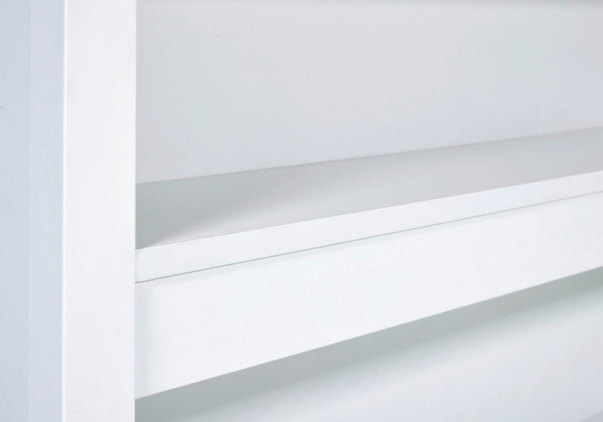 Spodná skrinka so zásuvkami SAN - biela/dub artisan, Romantik / Landhaus, kov/kompozitné drevo (124/91/75cm) - Mömax