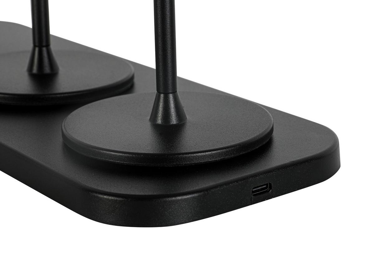 NABÍJATEĽNÁ STOLNÁ LAMPA THREMO - čierna/biela, Modern, kov/plast (11/30/21,1cm) - Mömax