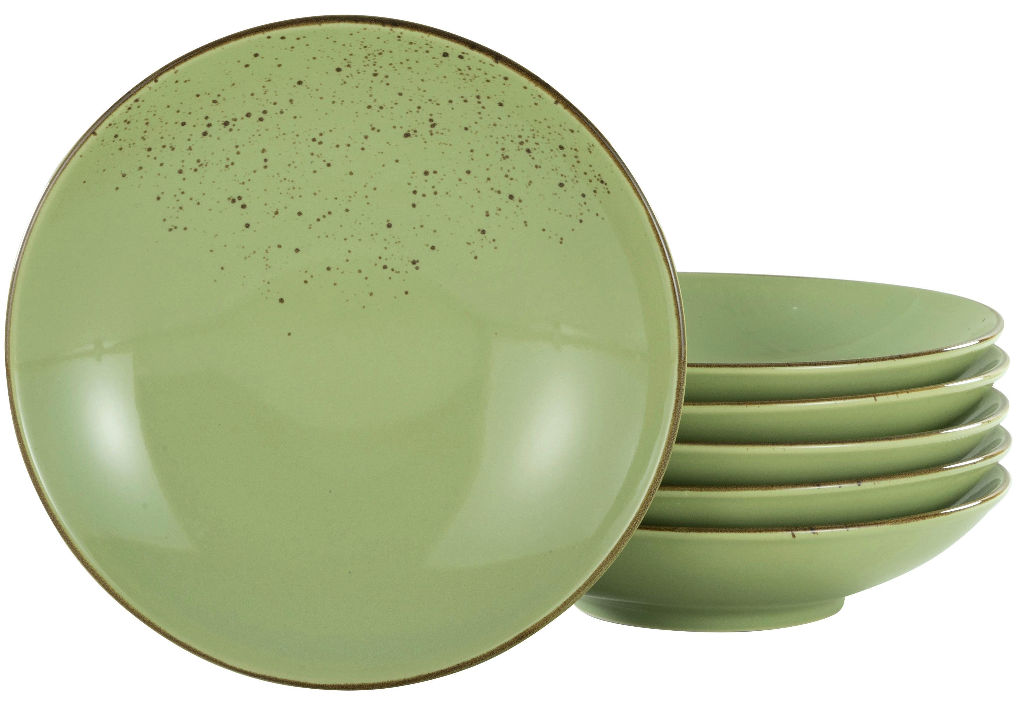 Suppentellerset 22051 Nature Collection - Grün, Trend, Keramik (22cm) - Creatable