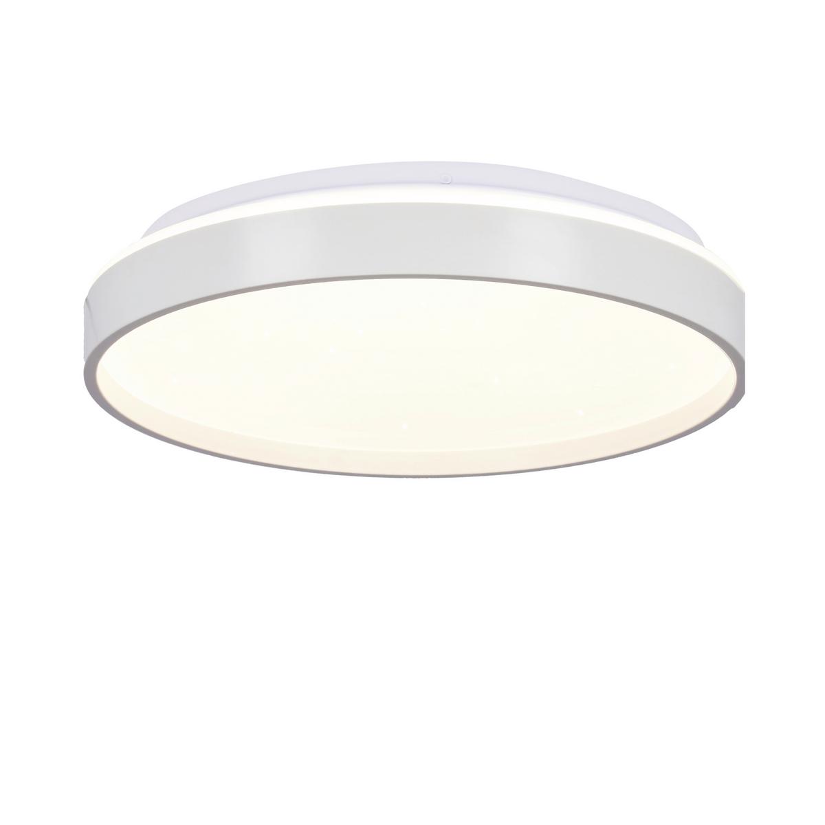 Led-deckenleuchte 13-11282 Texas - Weiß, KONVENTIONELL, Kunststoff/Metall (29/29/6cm)