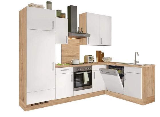 Eckküche Santiago 275x175cm Weiß/eiche - Eichefarben/Weiß, LIFESTYLE, Holzwerkstoff (275/175cm) - Vertico Eckküche Santiago 275x175cm Weiß/eiche - Eichefarben/Weiß, LIFESTYLE, Holzwerkstoff (275/175cm) - Vertico