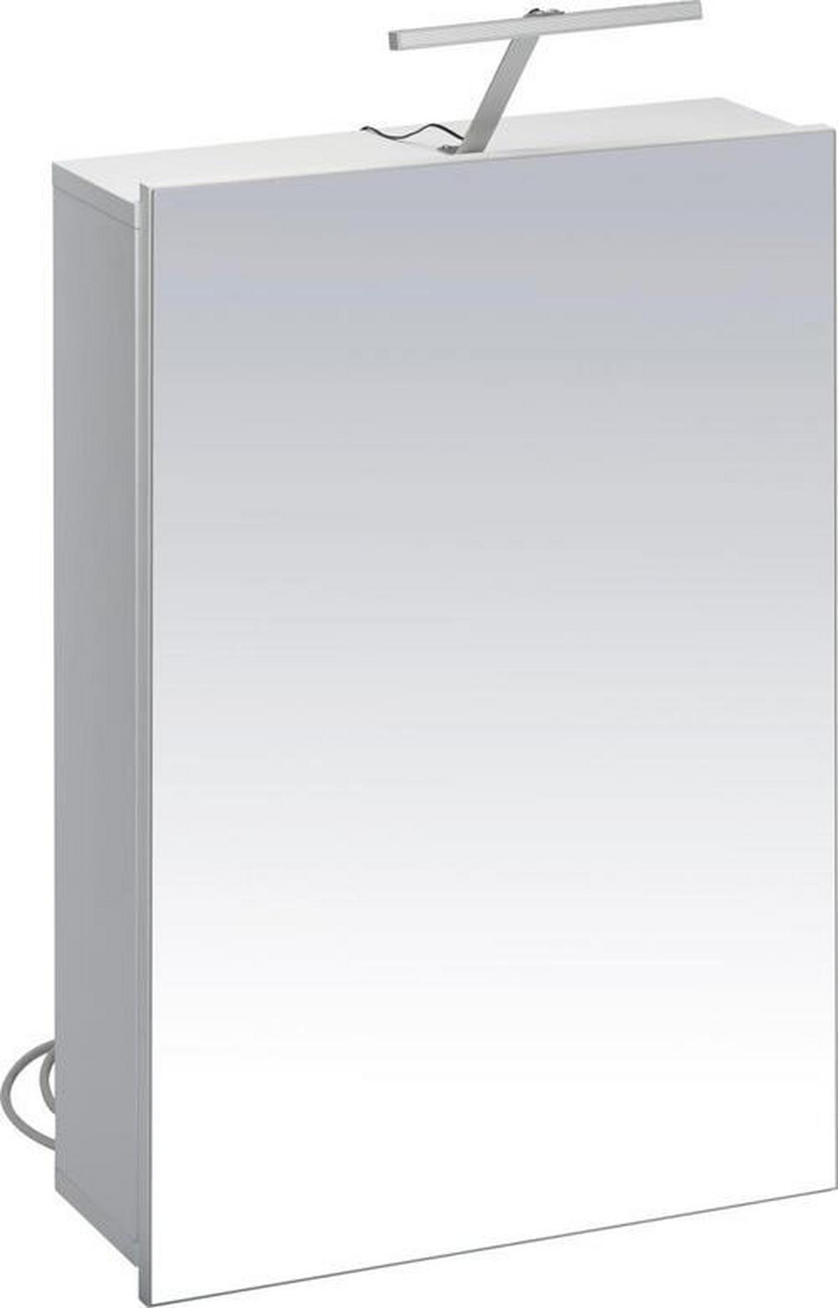 Tükrös Szekrény Umbrien Ii - fehér, Modern, fa (50/75/16cm) - Welnova