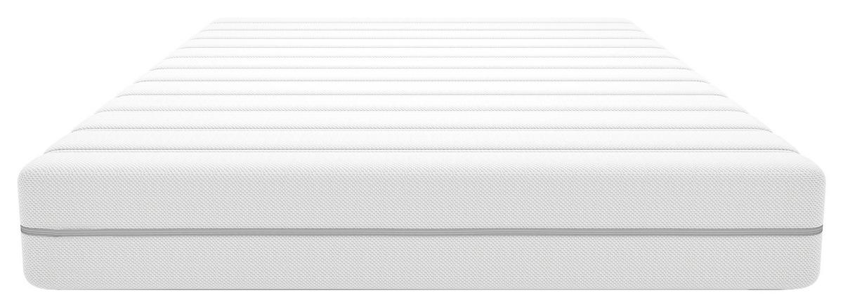 Taschenfederkernmatratze Moon 90x220cm sehr fest/Hart - Weiß, Basics, Textil (90/220cm) - Livetastic