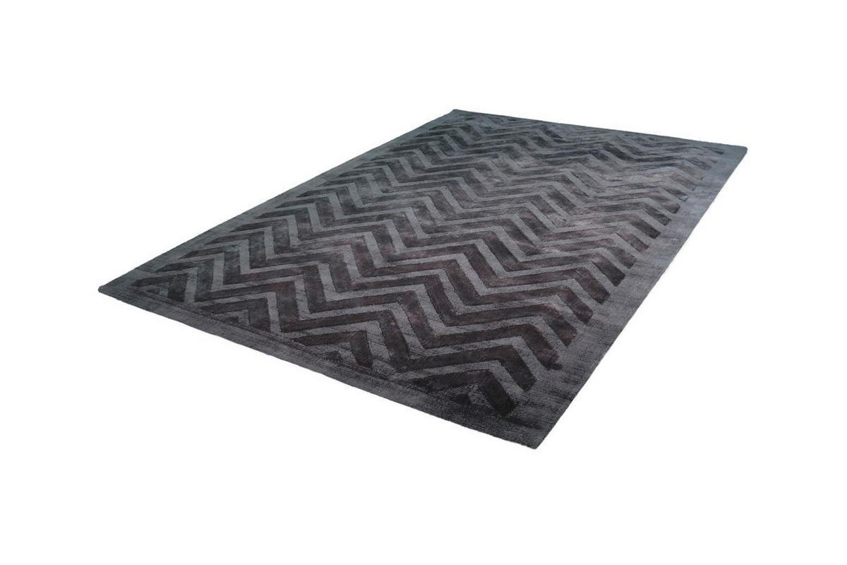 Flachwebteppich Anthrazit, Grau, ca. 160x230cm - Anthrazit/Grau, Basics, Textil (160/230cm) - Kayoom