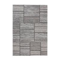 Flachwebteppich Grau/ Naturfarben Phoenix 120x170 cm - Naturfarben/Grau, KONVENTIONELL, Textil (160kg) - Kayoom