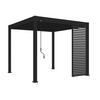 Pergola-Seitenteil 93x235x10cm Wetterfest - Anthrazit, Basics, Metall (93/235/10cm) - WEIDE