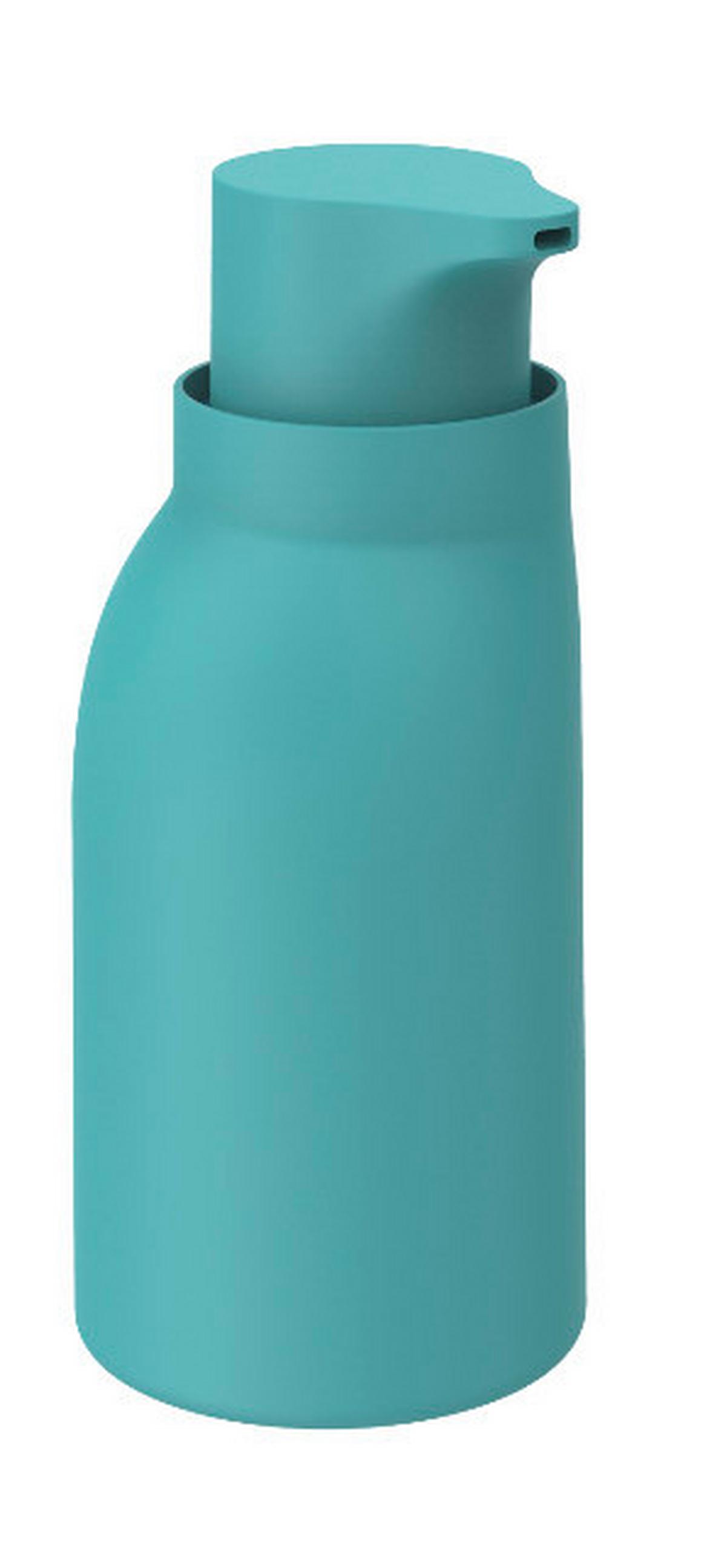 DÁVKOVAČ MYDLA Hug, 8,5/18,8/8cm, mätová - mätovozelená, Modern, plast (8,5/18,8/8cm) - Premium Living