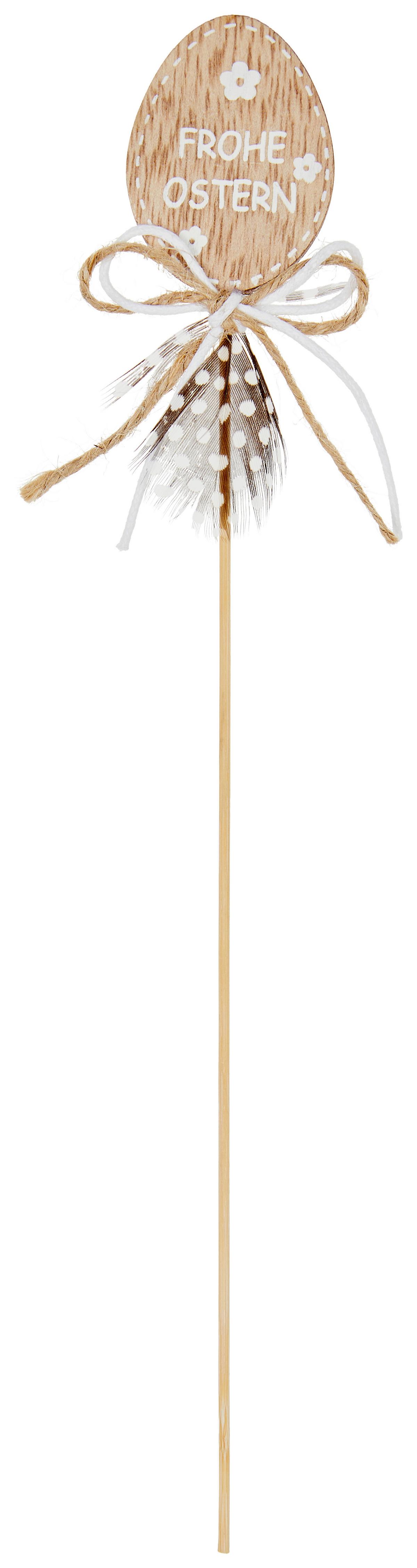 Dekostab Finola - Naturfarben, MODERN, Holz/Textil (4/0,4/30cm) - Ondega