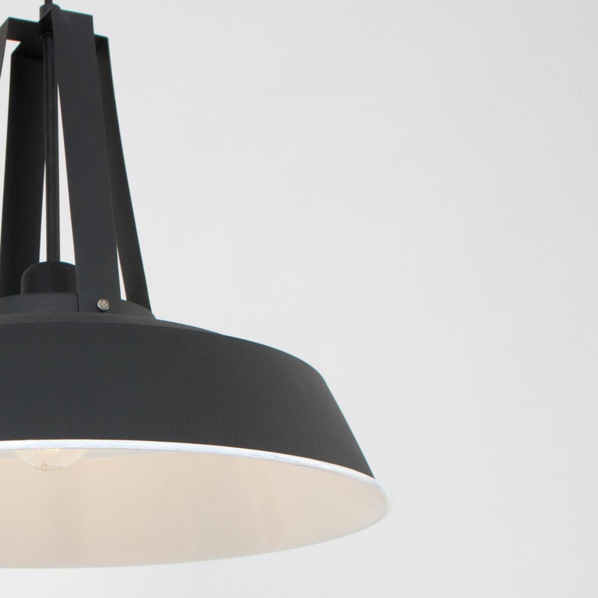 Pendelleuchte Eden - Schwarz, Trend, Metall (42/45-200/42cm)