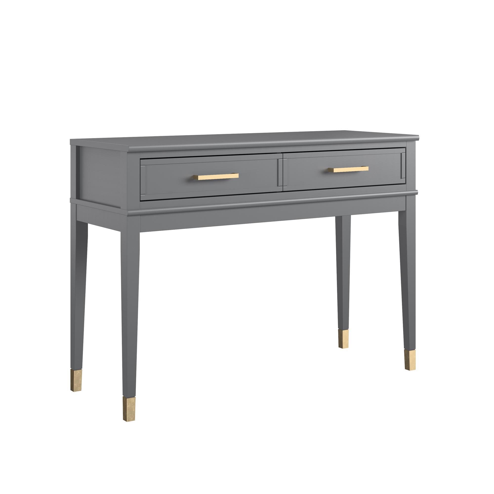 Konsole Westerleigh Graphitfarben 105 cm - Graphitfarben/Grau, Design, Holzwerkstoff/Metall (105/76/40cm) - MID.YOU