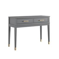 Konsole Westerleigh Graphitfarben 105 cm - Graphitfarben/Grau, Design, Holzwerkstoff/Metall (105/76/40cm) - MID.YOU