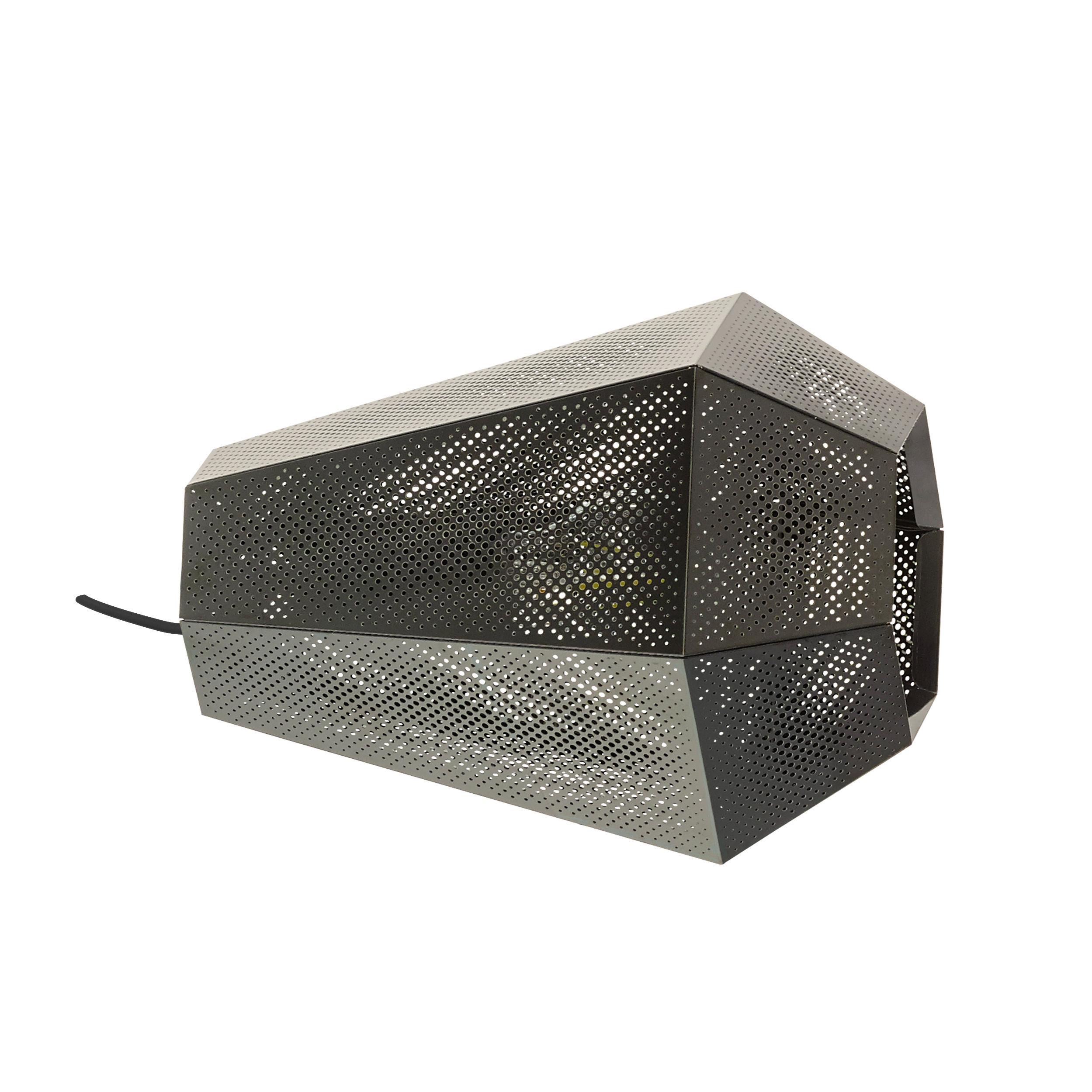 Tischlampe Chiavica Nickelfarben mit Kippschalter