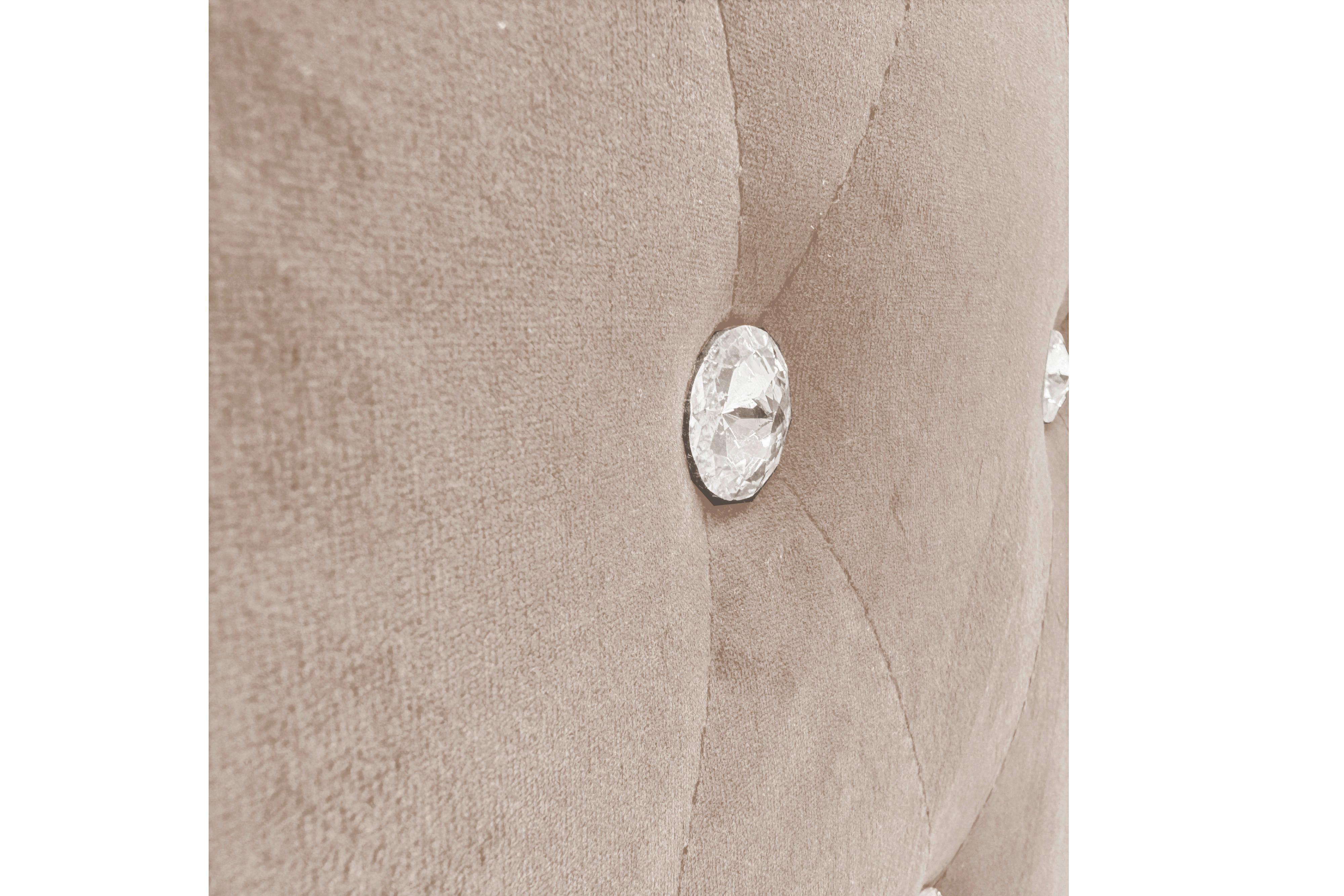 Boxspringbett Elza Beige, Lf: 180x200 cm - Beige, MODERN, Textil (180/200cm) - Livetastic