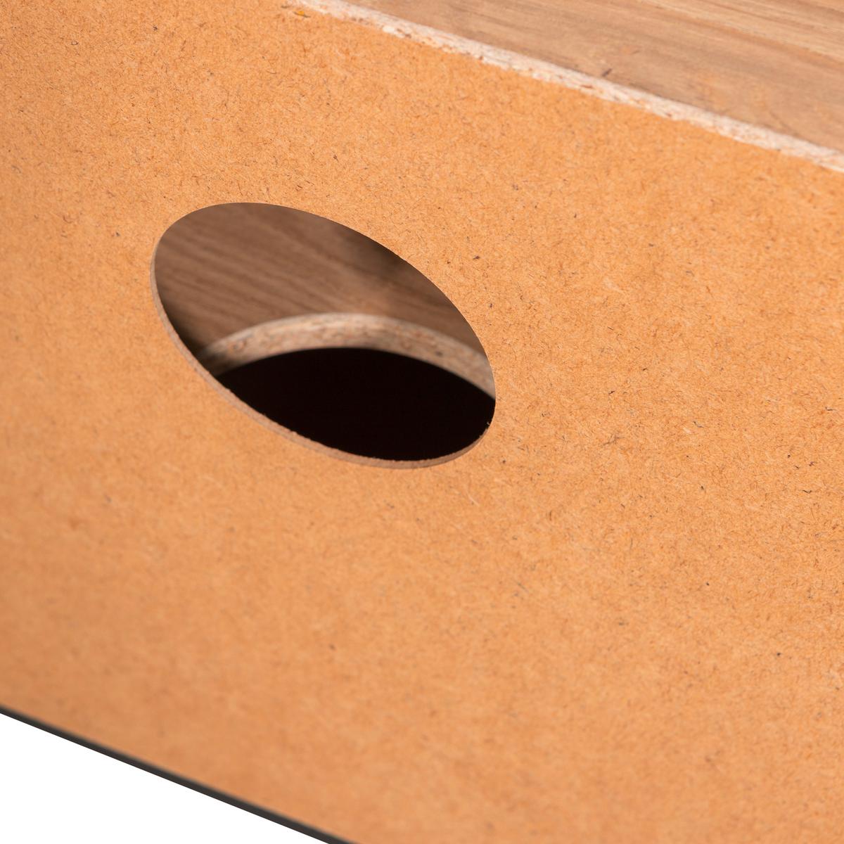 Lowboard Silas Eichefarben B: 180cm - Eichefarben/Schwarz, Design, Holz (180/61/44cm) - Livetastic