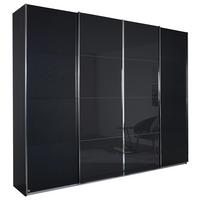 Schwebetürenschrank mit Glas 361cm Bensheim, Graphitfarben - Eichefarben/Graphitfarben, MODERN, Holzwerkstoff (361/230/62cm) - James Wood