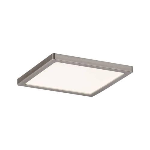 LED-Deckenleuchte L: 12 cm Nickelfarben Matt Rechteckig - Nickelfarben, Basics, Kunststoff (12/12/1cm) - Paulmann