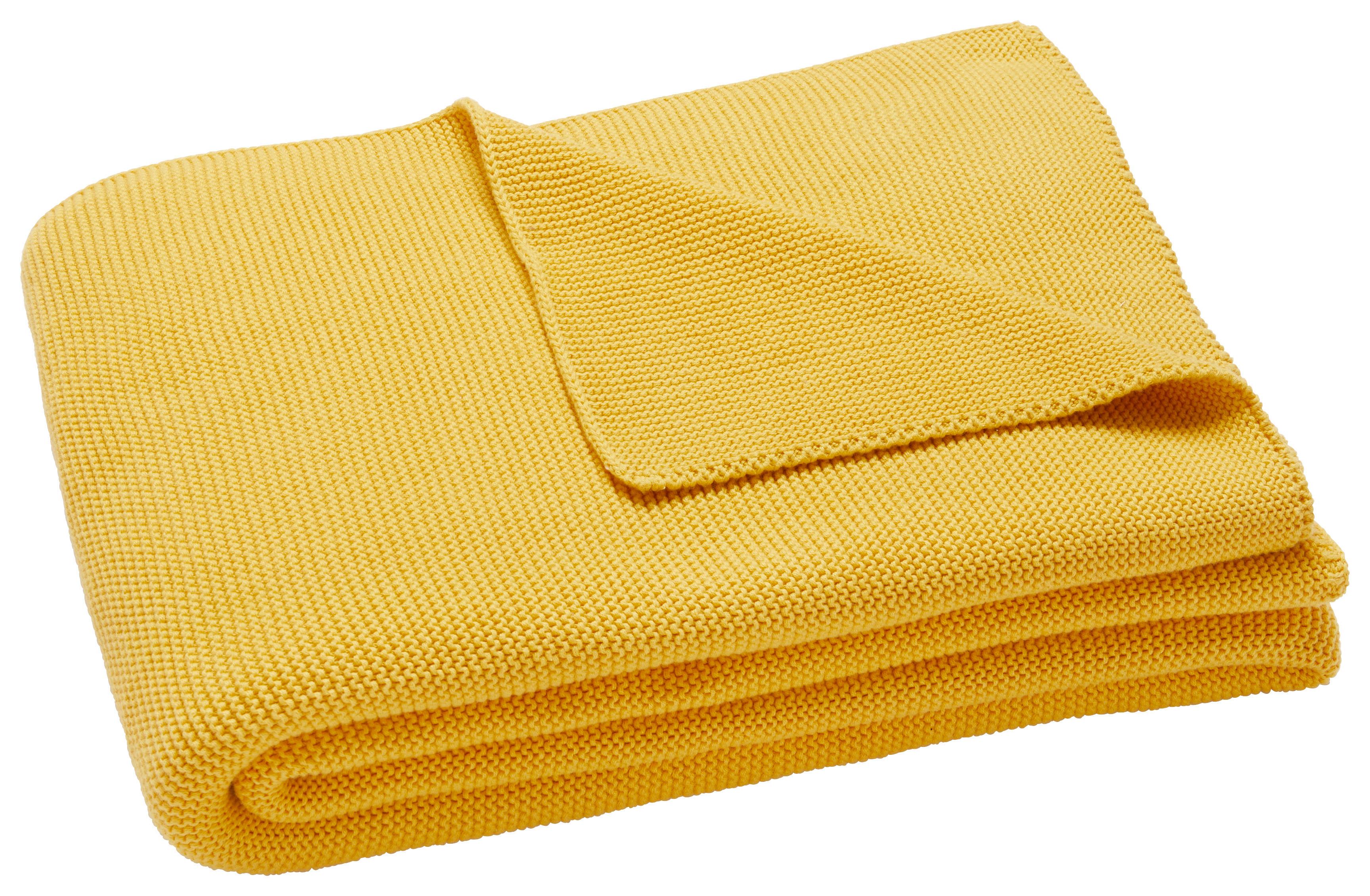 Deka Ines, 130/170cm, Žlutá - žlutá, Moderní, textil (130/170cm) - Premium Living