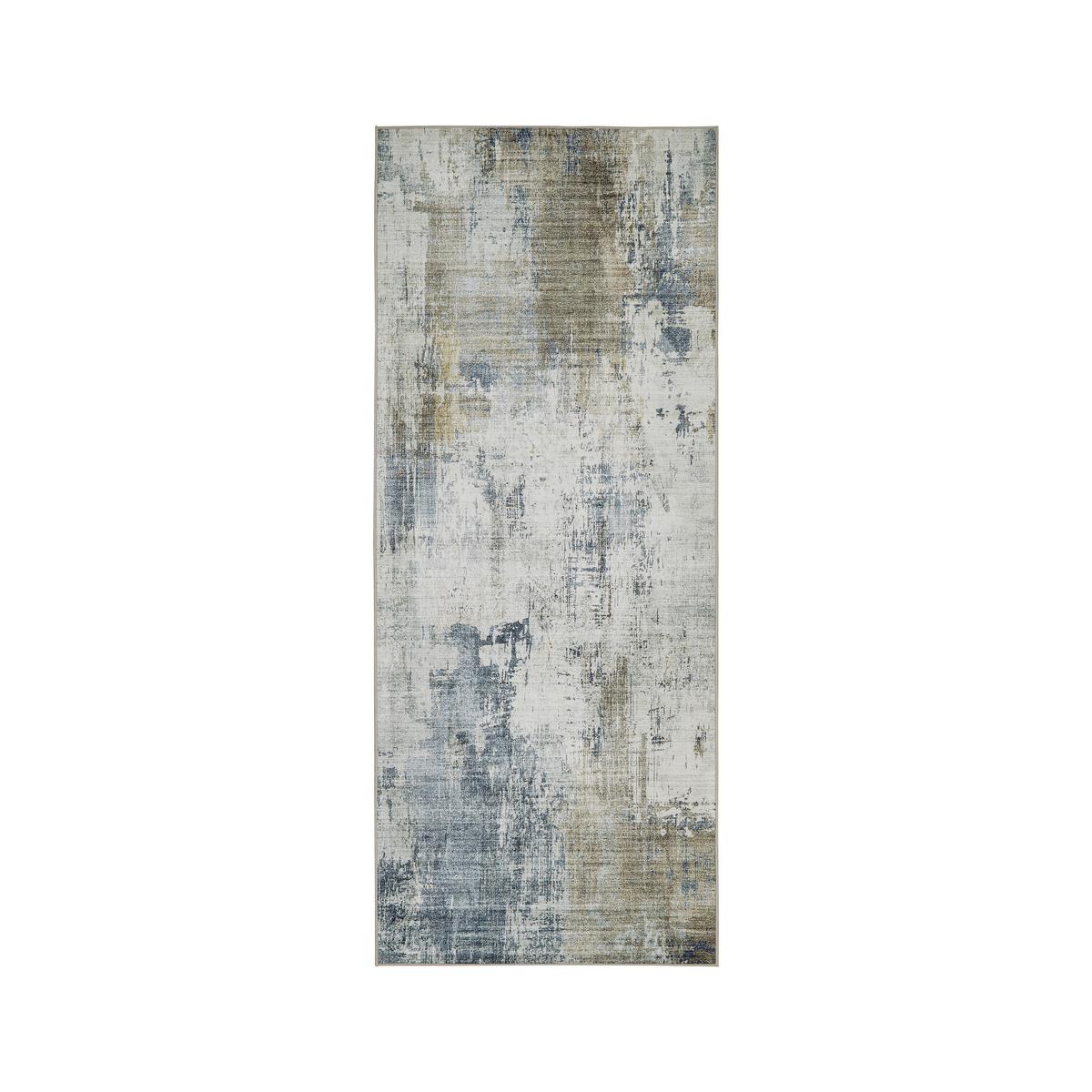 KOBEREC TKANÝ NA PLOCHO BRUCE 1 - terracotta/světle zelená, Moderní, plast (80/200cm) - Mömax