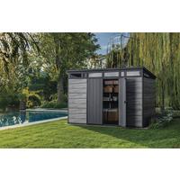 ZAHRADNÍ DOMEK DECO PENT - šedá, Moderní, plast