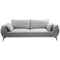 3-Sitzer-Sofa Cavo, Grau B: 249 cm - Creme/Schwarz, MODERN, Textil (249/86/118cm) - MID.YOU