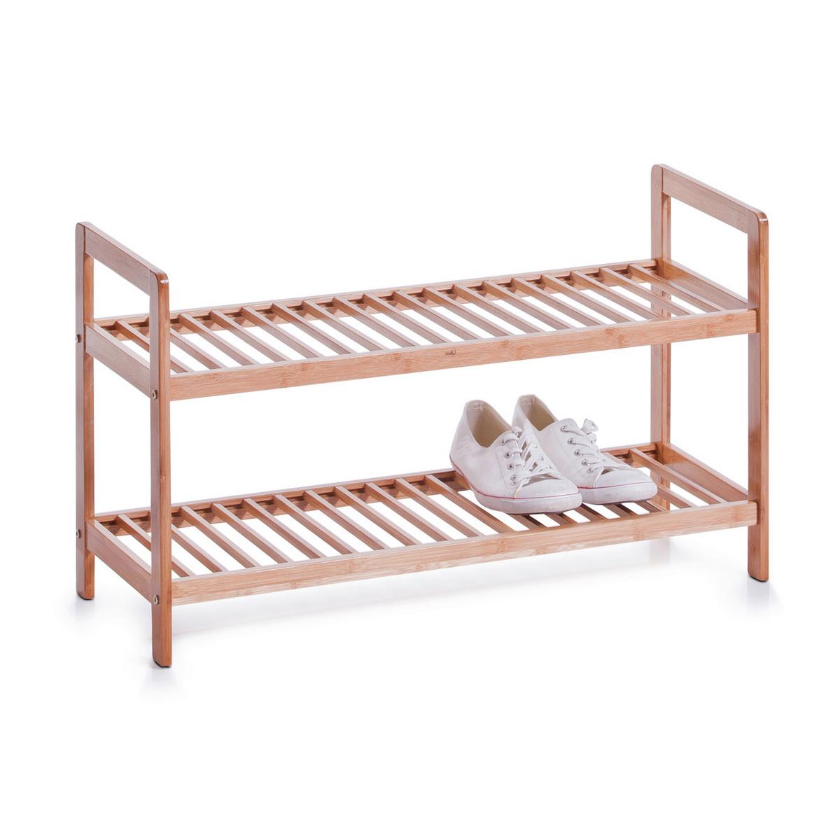 Schuhregal Bambus BxHxT: 70x26x40 cm - Naturfarben, Basics, Holz (70/26/40cm) - Zeller Present
