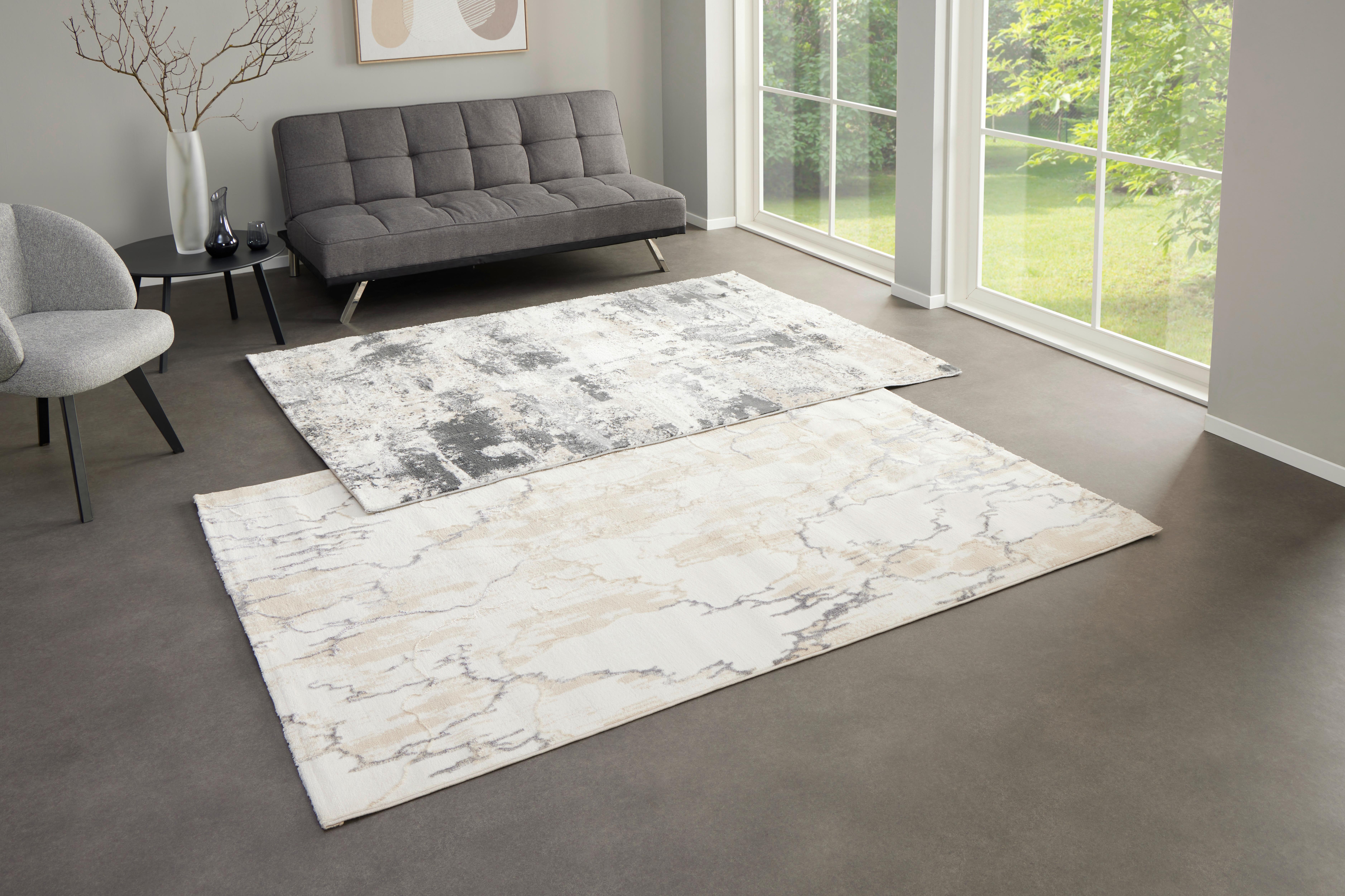 Szőtt Szőnyeg Niall Kb. 160/230cm - világosszürke, Romantik / Landhaus, textil (160/230cm) - James Wood