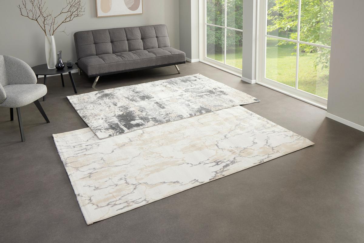 Szőtt Szőnyeg Niall Kb. 160/230cm - világosszürke, Romantik / Landhaus, textil (160/230cm) - James Wood