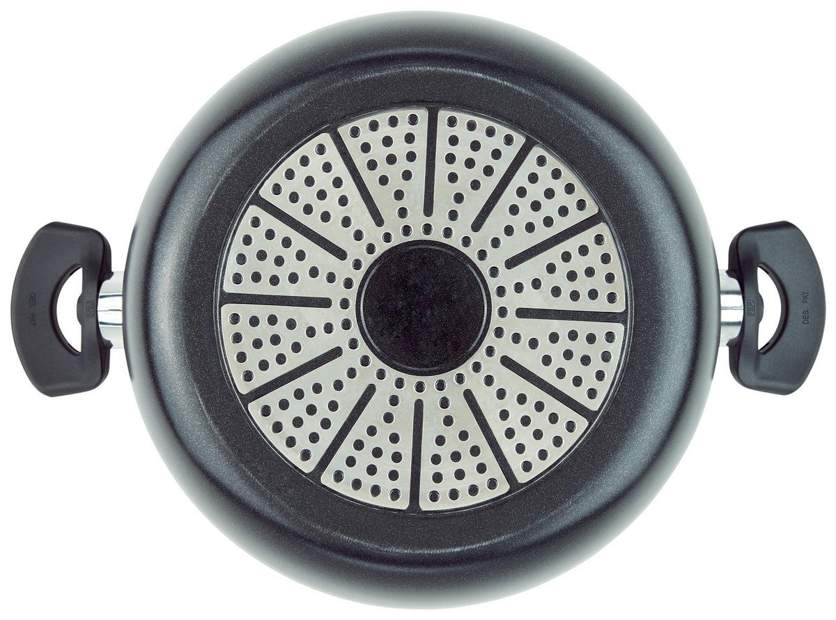 Húsosfőzőedény Kb. 6l - fekete/áttetsző, Konventionell, Üveg/fém (26/11cm) - Luca Bessoni