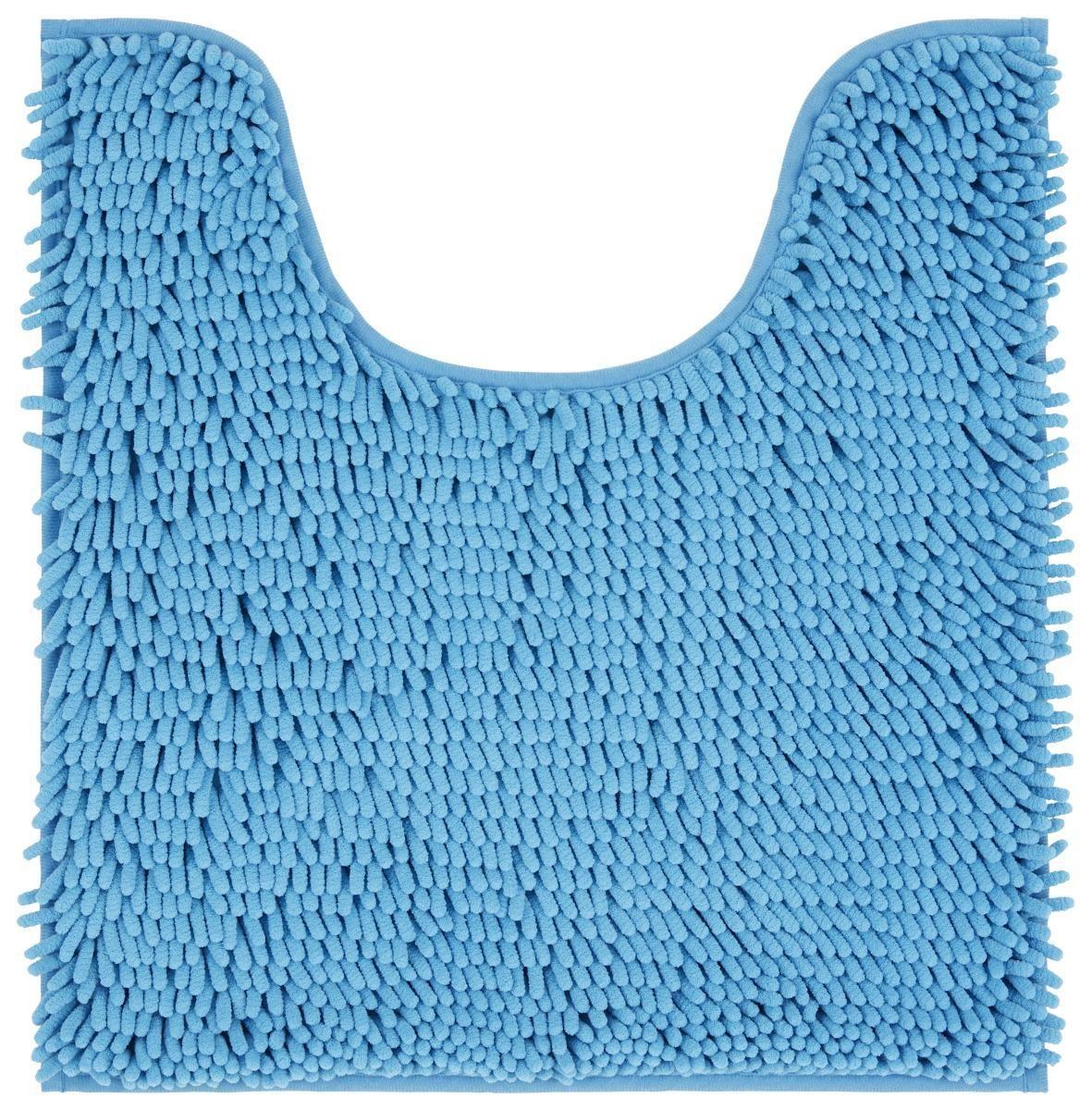 WC-Vorleger Liliane - Türkis, KONVENTIONELL, Textil (45/50cm) - Ombra