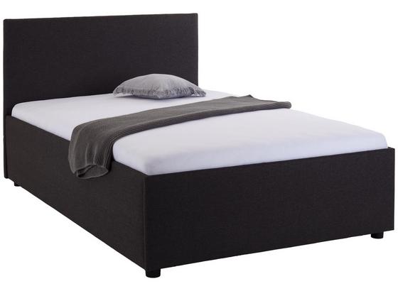 Polsterbett Stoffbezug 140x200 Matto XL, Anthrazit - Anthrazit/Schwarz, KONVENTIONELL, Textil (140/200cm) Polsterbett Stoffbezug 140x200 Matto XL, Anthrazit - Anthrazit/Schwarz, KONVENTIONELL, Textil (140/200cm)