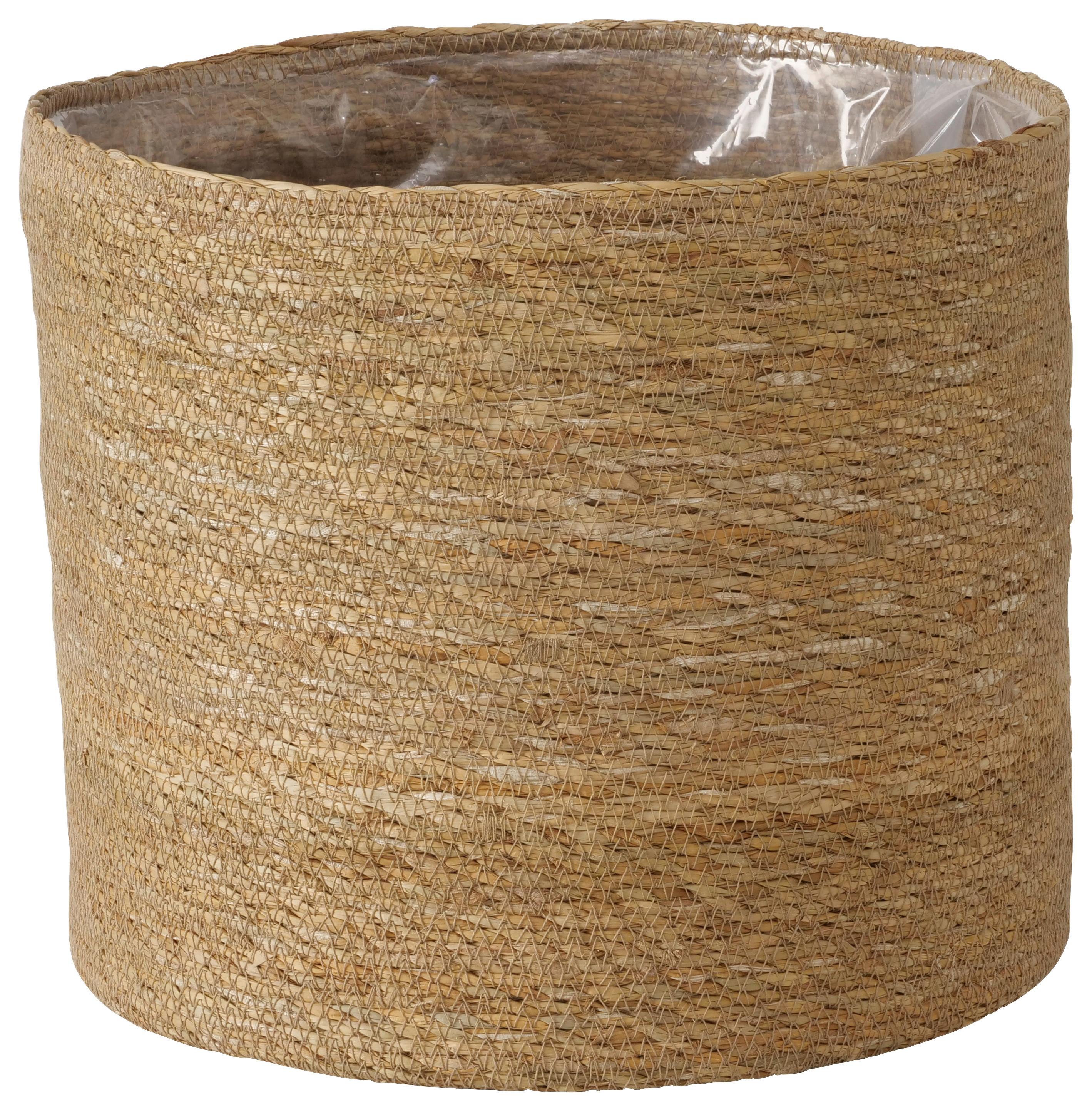 Květináč -S- - přírodní barvy, Konvenční, přírodní materiály (23/23cm) - Mömax