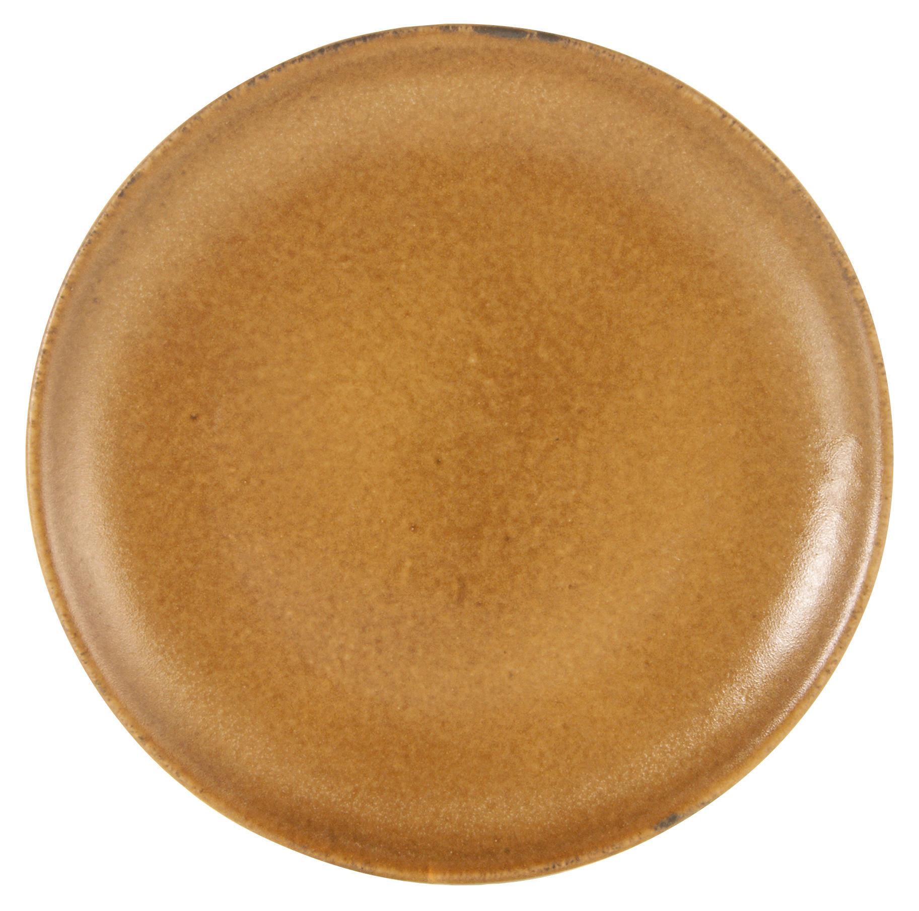 Dezertný Tanier Sahara, Ø: 21cm - hnedá, Štýlový, keramika (21/21/2,5cm) - Zandiara